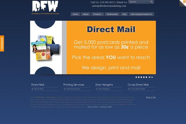 PureVISION theme site design template sample