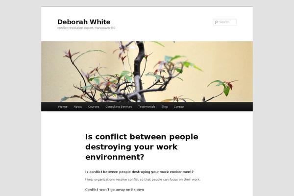 Twenty Eleven theme site design template sample