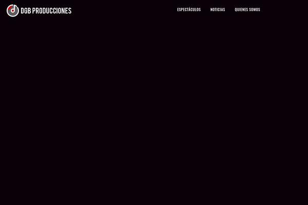 dgbproducciones.com site used Dgb