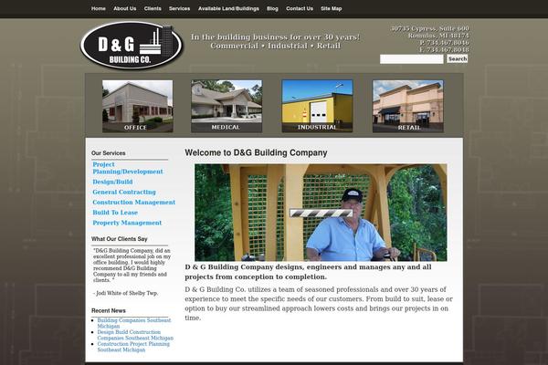 Dg theme site design template sample