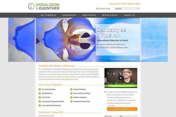 Dg theme site design template sample