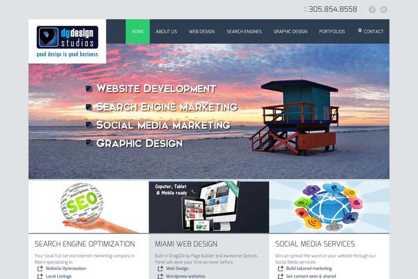 Tisson theme site design template sample