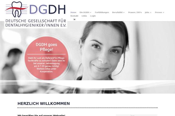 Divi Child theme site design template sample