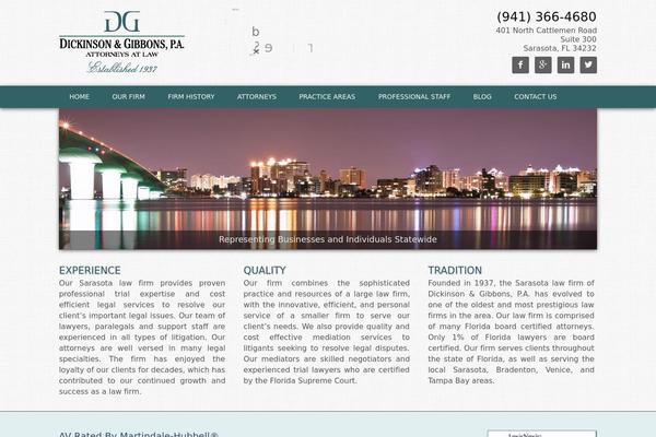 Outreach Pro theme site design template sample