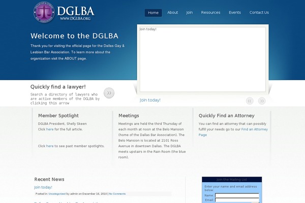 Bluelight theme site design template sample