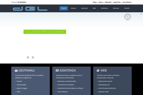 Multihost theme site design template sample