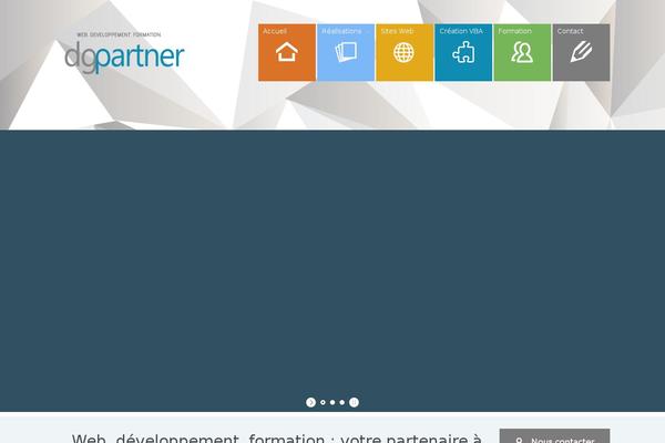 Site using Crumina-page-slider plugin