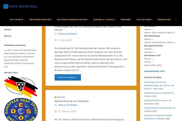 Fluida theme site design template sample