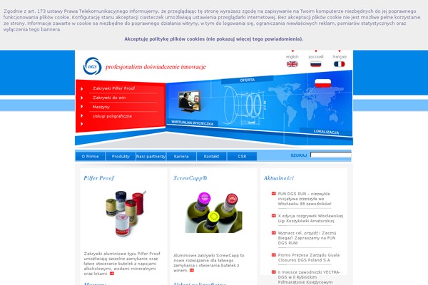 Dgs theme site design template sample