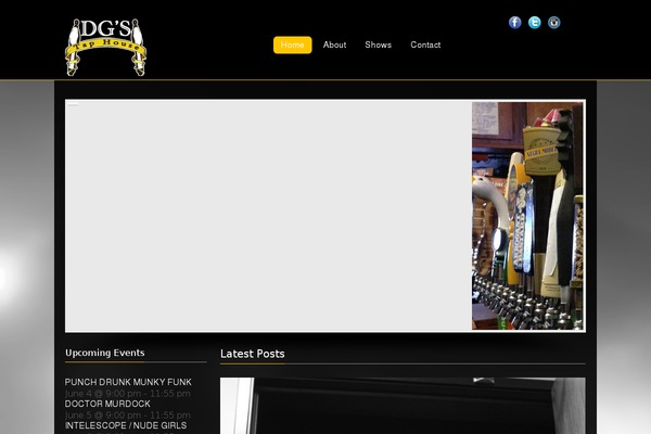 Vibration theme site design template sample