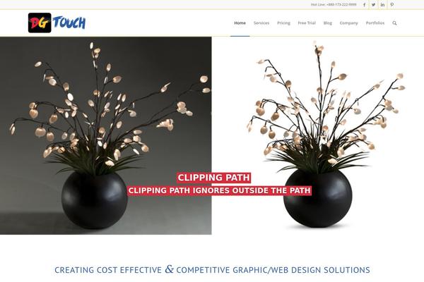 Enfold theme site design template sample