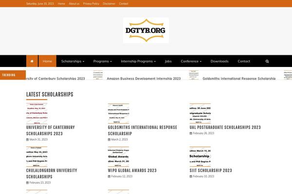 Mag and News theme site design template sample