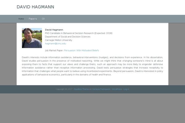 dhagmann.com site used Equilibre