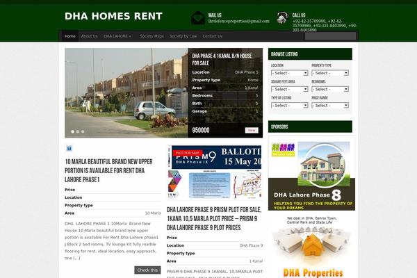 avenue theme site design template sample