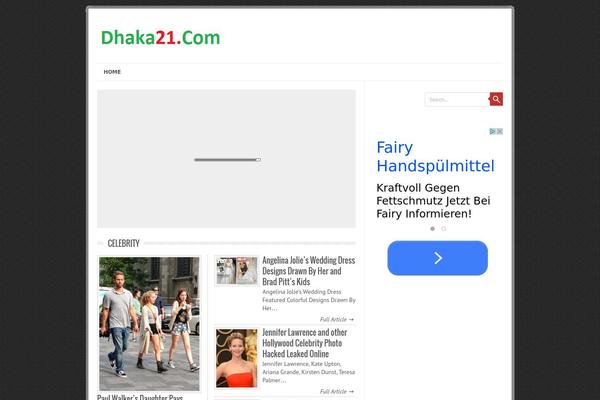 Leaf theme site design template sample