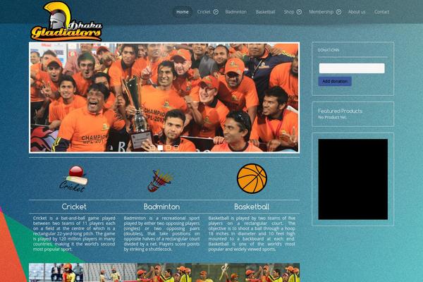 dhakagladiators.com site used Mustang Lite