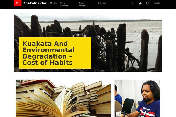 Insider theme site design template sample