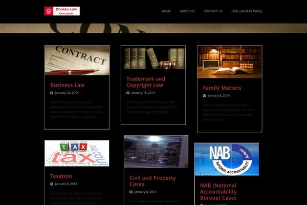 WP Jurist theme site design template sample