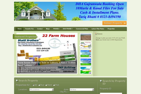 dhalahoreplots.com site used Dhalahoreplots