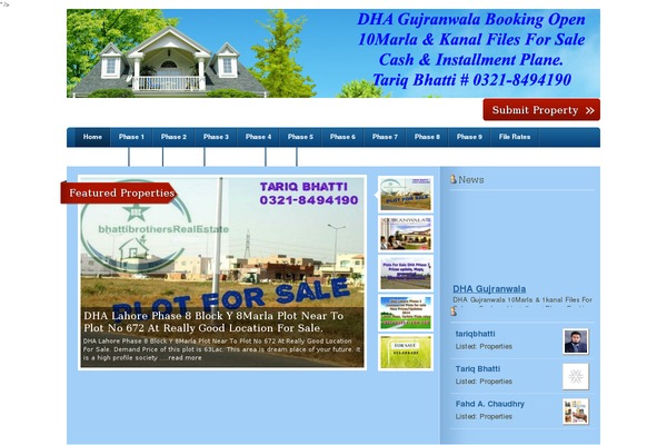 dhalahoreproperty.com site used Dhalahoreplots