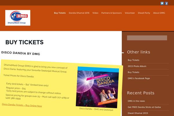Event theme site design template sample
