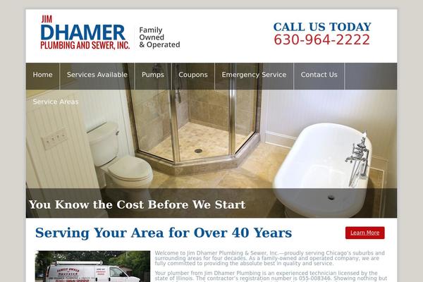 Glass theme site design template sample