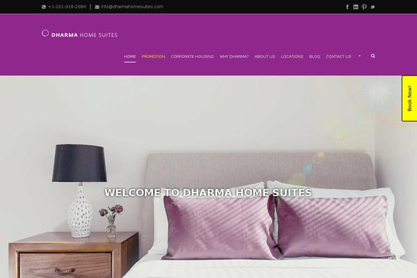 Site using Gdlr-hotel plugin