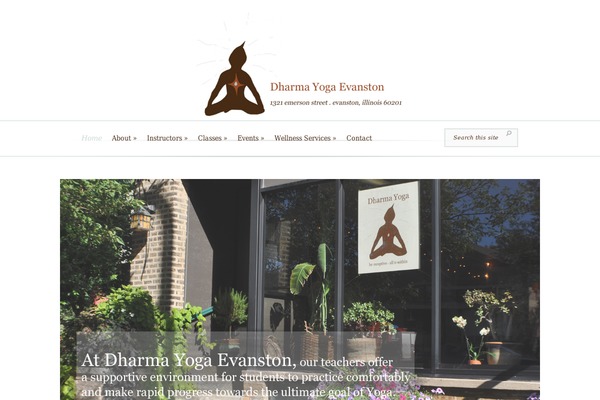 Evolution theme site design template sample