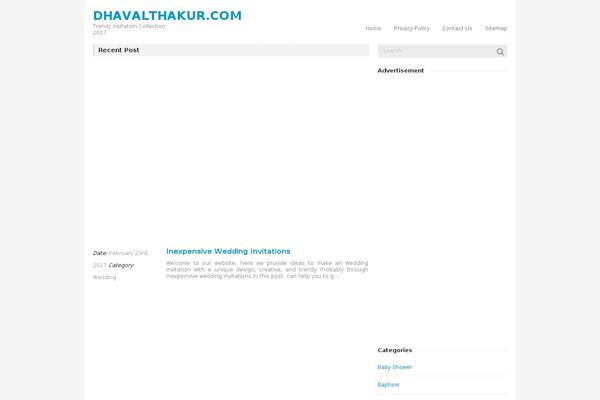 dhavalthakur.com site used Kiranti