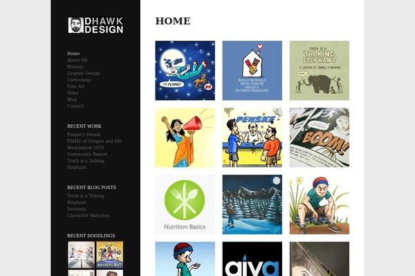 Crush theme site design template sample