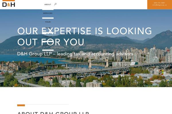 dhgroup.ca site used Dh