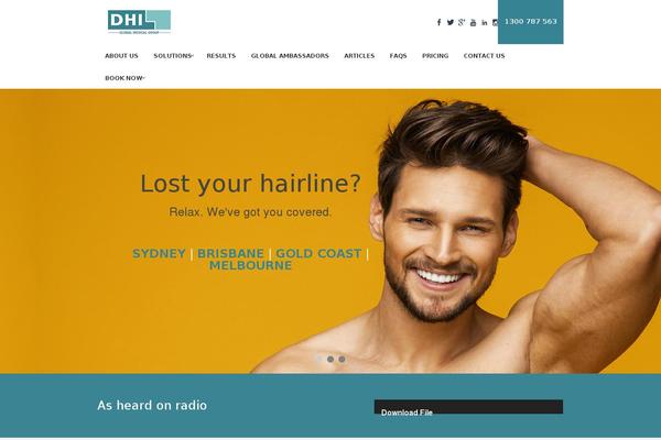 Standard-responsive theme site design template sample