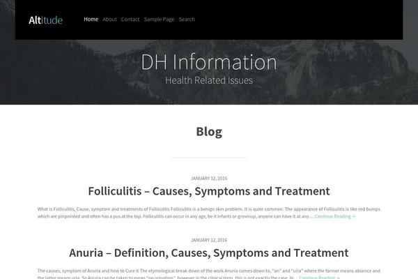 Altitude Lite theme site design template sample