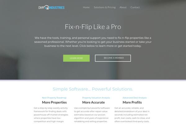 Massive-dynamic theme site design template sample
