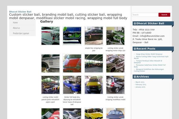 SmartAdapt theme site design template sample