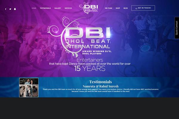 Site using Team-showcase plugin