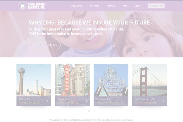 University theme site design template sample