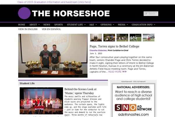 Sno Flex theme site design template sample