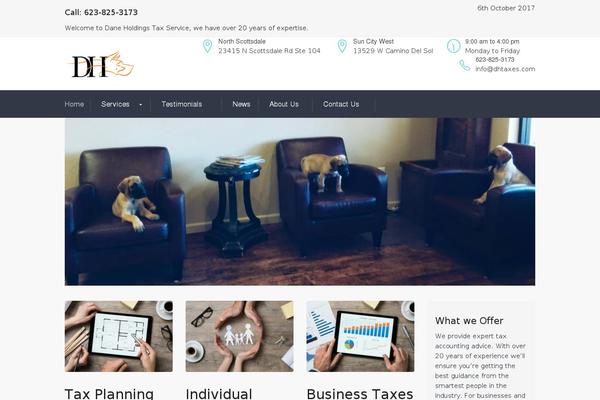Broker theme site design template sample