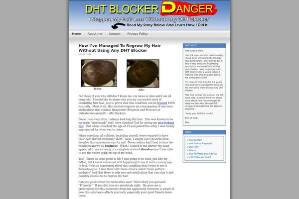 Contempt theme site design template sample