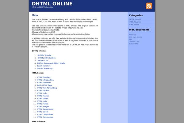 Prosense Blue theme site design template sample