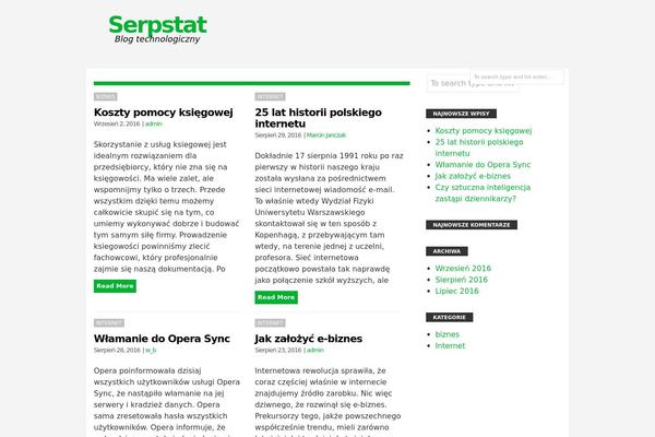 Personalpress theme site design template sample
