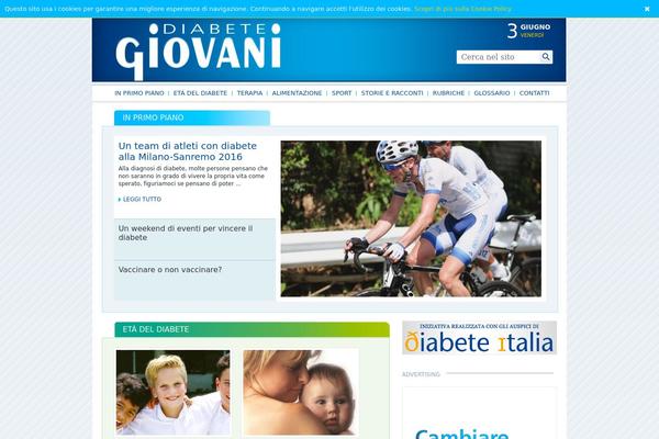 diabetegiovani.com site used Broadcast