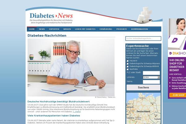 diabetes-news.de site used Diabetes-news-blank
