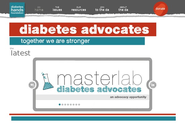 diabetesadvocates.org site used Diabetesadvocates.org