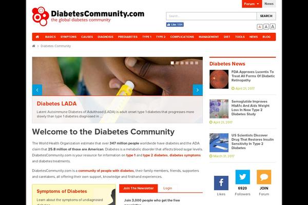 Vanilla theme site design template sample