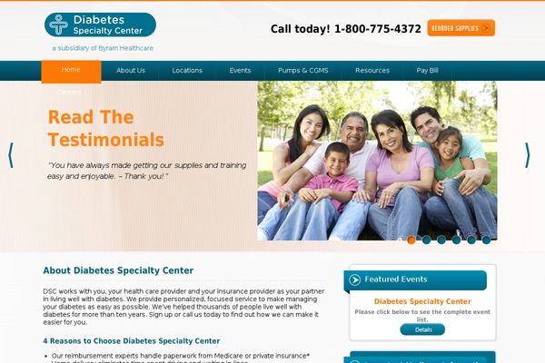 diabetesspecialty.com site used Diabetes