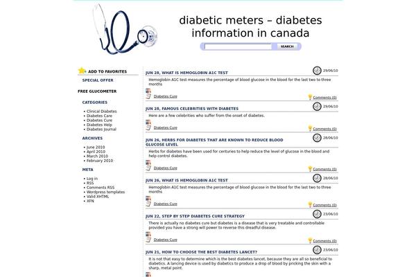 Medical-theme theme site design template sample