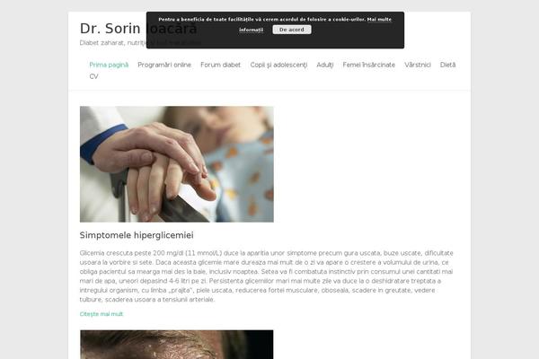 Spacious theme site design template sample