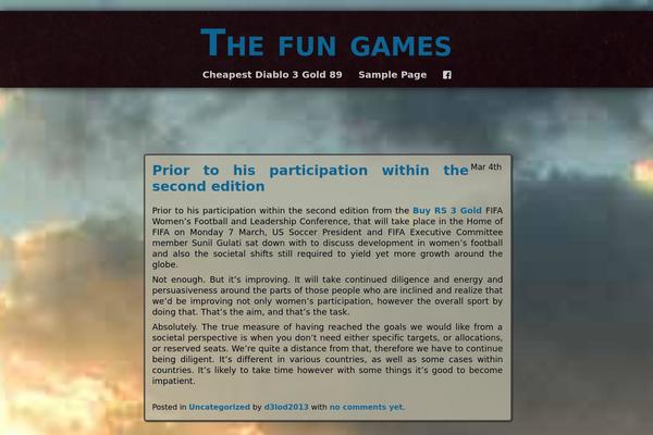 Adventure theme site design template sample